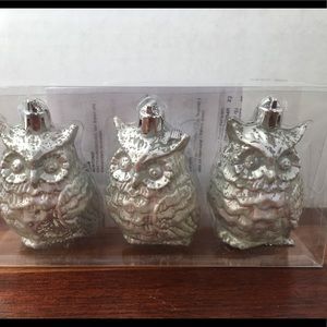 IKEA Owl Ornament Set - New